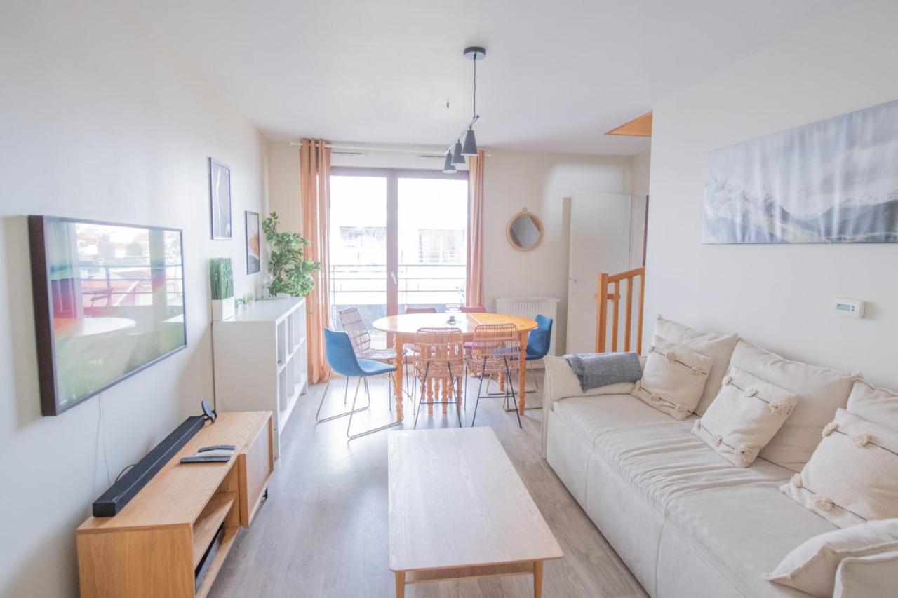 オーベルヴィリエMachouart Le Duplex -Parking Gratuit Equipee Commodites-アパートメント エクステリア 写真